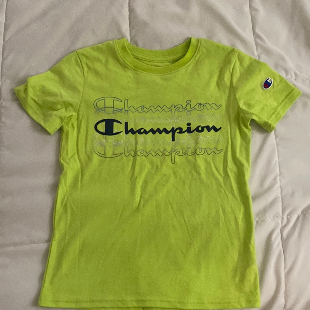 Size small champion neon tee